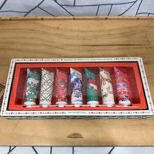Heathcote & Ivory Cath Kidston 7-Piece Hand Cream Set Vegan Friendly Shea Vit E
